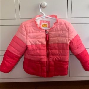 Pink fleeced lined toddler girl 4T winter jacket!